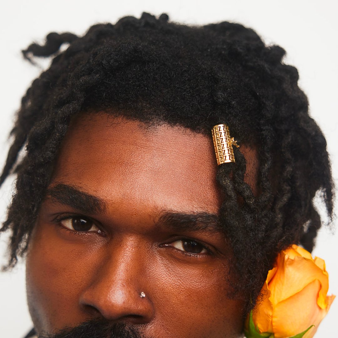 'Z' Loc Cuff : Real Gold Loc Jewelry